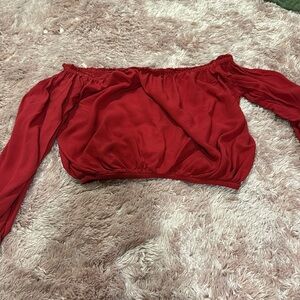 off the shoulder crop